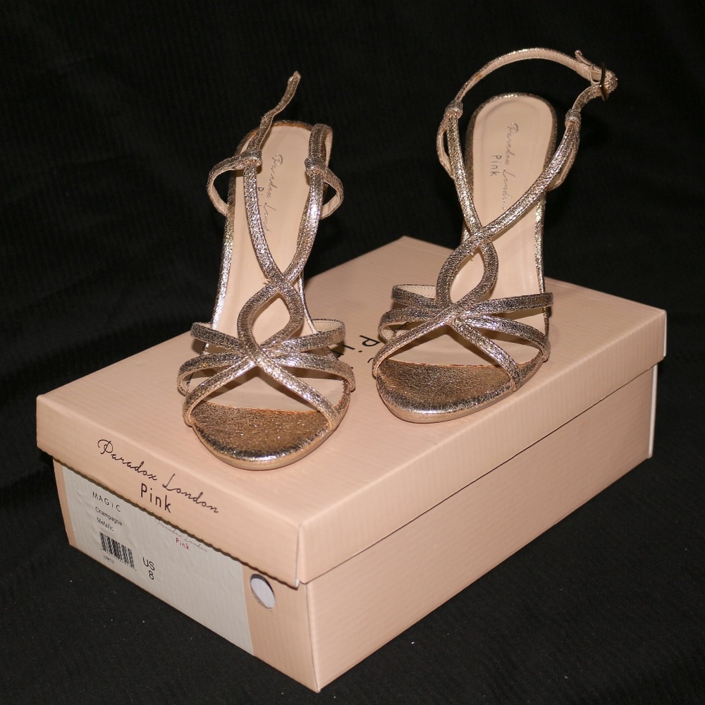 Womens Shimmery Heels